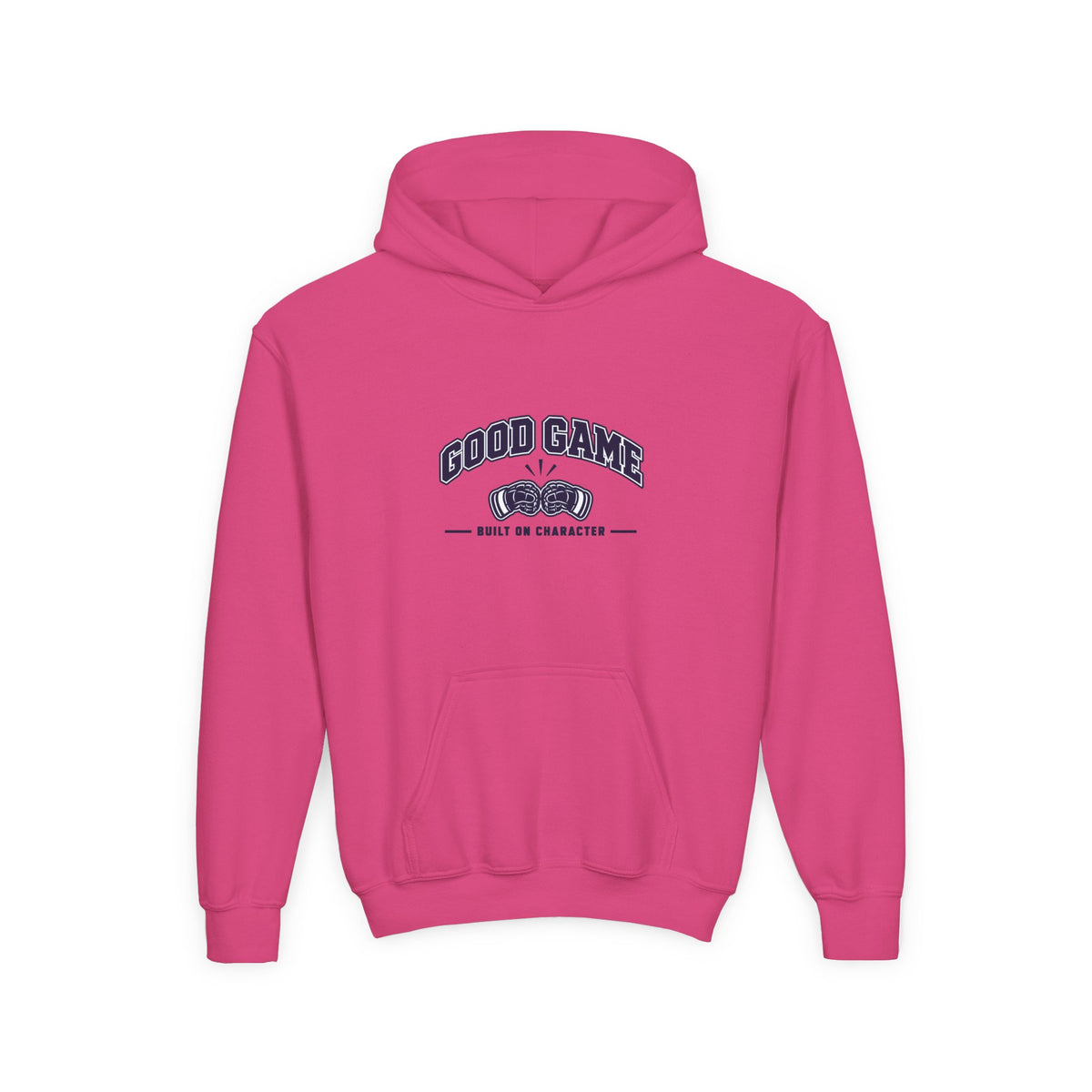Good Game "Built on Character" Hoodie - Gloves (Youth)