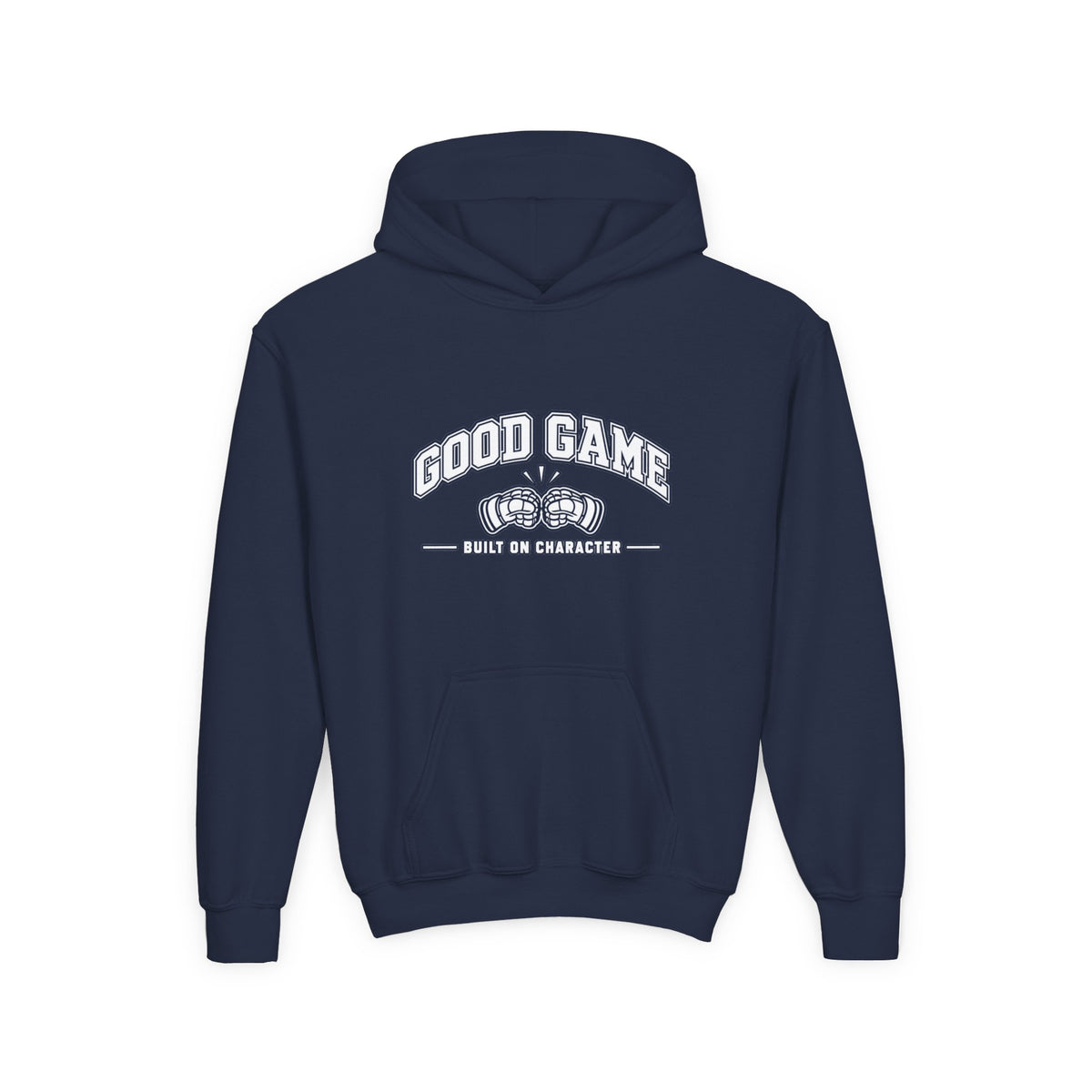 Youth "Built on Character" Hoodie - Gloves