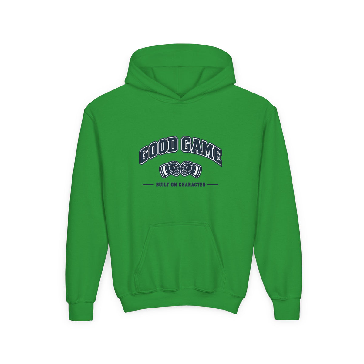 Youth "Built on Character" Hoodie - Gloves