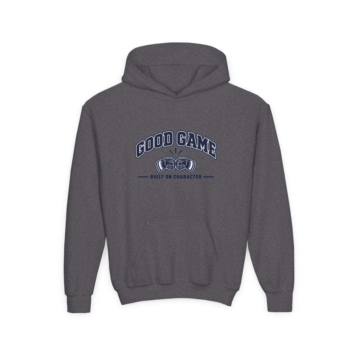Good Game "Built on Character" Hoodie - Gloves (Youth)
