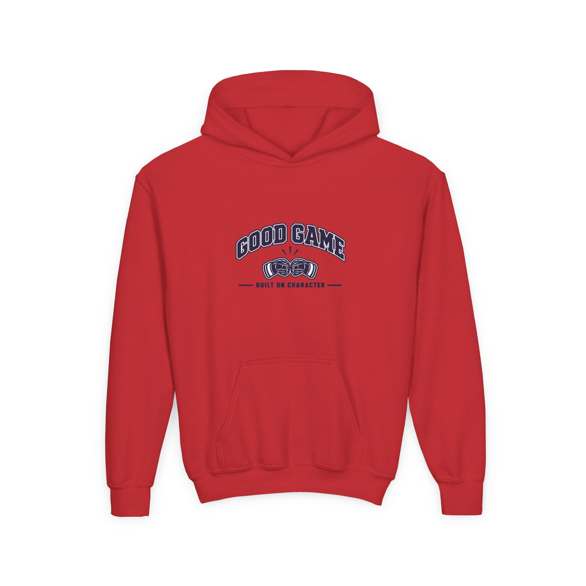 Good Game "Built on Character" Hoodie - Gloves (Youth)